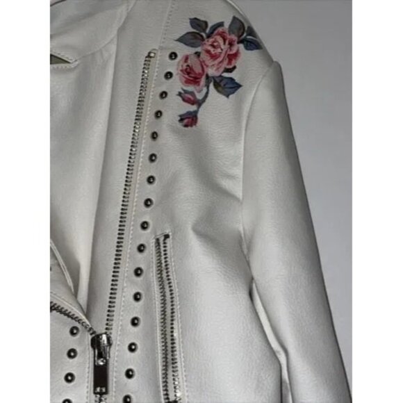 Forever 21 Premium Label Rose Rhinestone Jacket Small - Picture 11 of 11